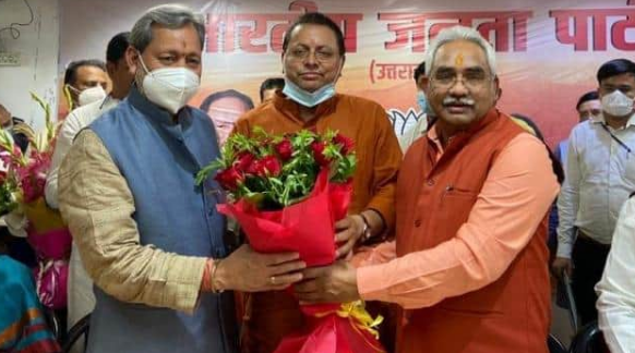 पुष्कर सिंह धामी होंगे उत्तराखंड के नए मुख्यमंत्री