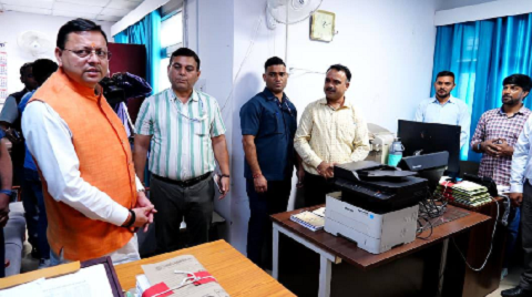 सीएम धामी ने विधानसभा का किया निरीक्षण, पारदर्शिता व त्वरित सेवा को लेकर दिए निर्देश..