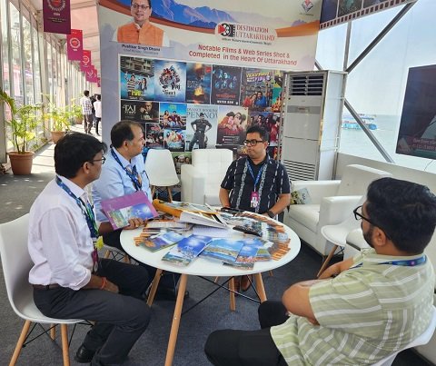 वेव्स फिल्म बाजार में बना उत्तराखंड पवेलियन रहा आकर्षण का केंद्र..