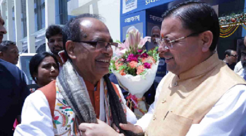 सीएम धामी ने केंद्रीय मंत्री शिवराज सिंह चौहान से की मुलाकात, कार्यक्रम में हुए शामिल..